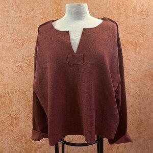 Urban Outfitters Burgundy Crop Top